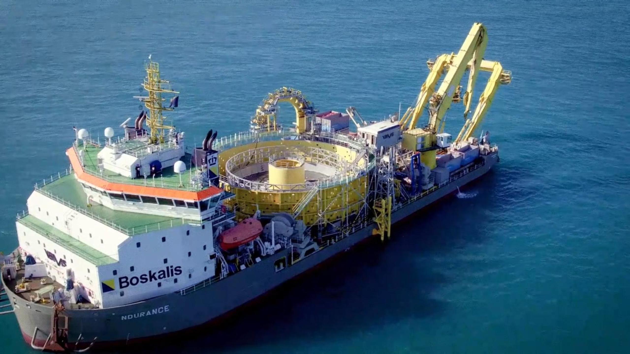 Cable Laying Vessel Operation